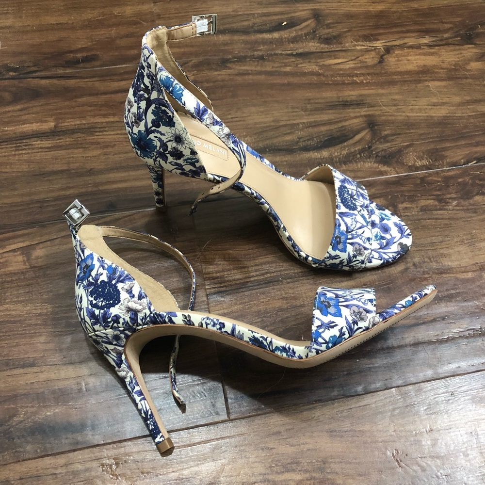 Antonio Melani Blue Floral Heels